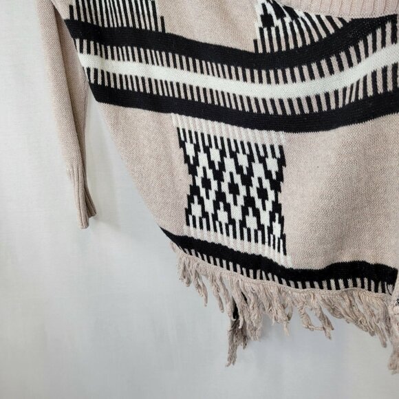 American Eagle Women's Medium Cardigan Sweater Open Front Southwestern - Picture 5 of 8